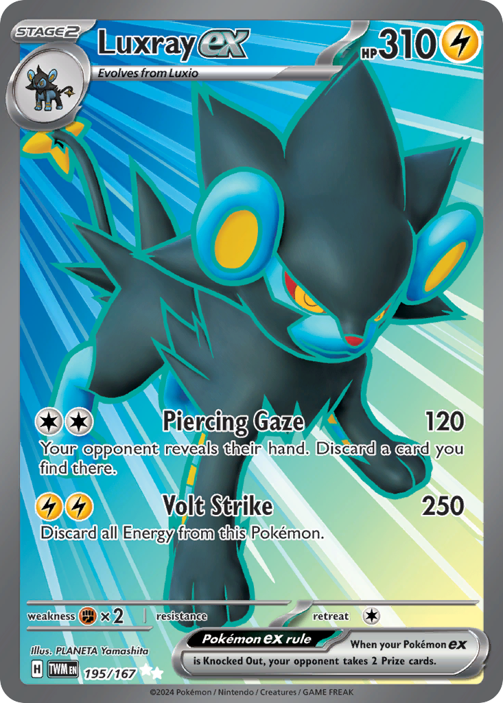 Luxray ex 195/167 Twilight Masquerade | GATECRASH