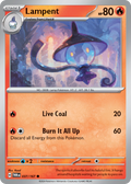 Lampent 37/167 — English Pokémon Twilight Masquerade (2024)