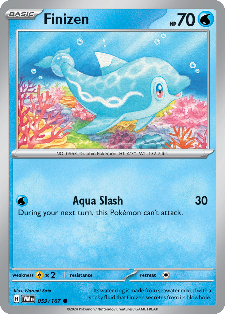 Finizen 59/167 — English Pokémon Twilight Masquerade (2024)