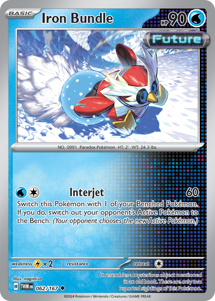 Iron Bundle 62/167 — English Pokémon Twilight Masquerade (2024)