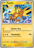 Zapdos 65/167 — English Pokémon Twilight Masquerade (2024)