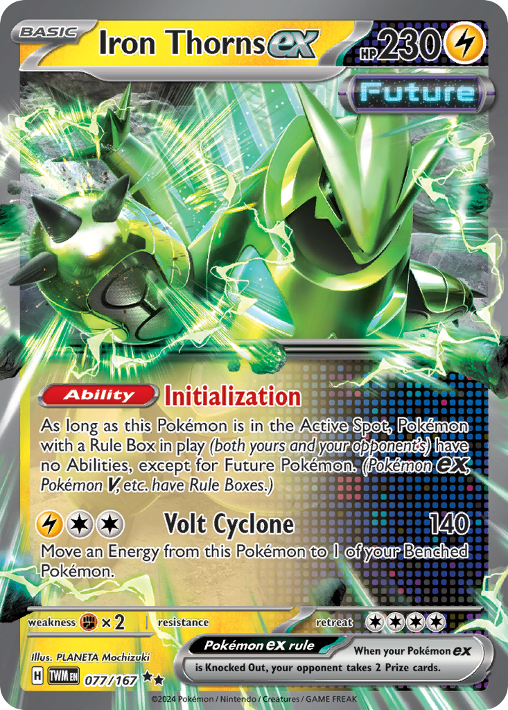 Iron Thorns ex 77/167 — English Pokémon Twilight Masquerade (2024)