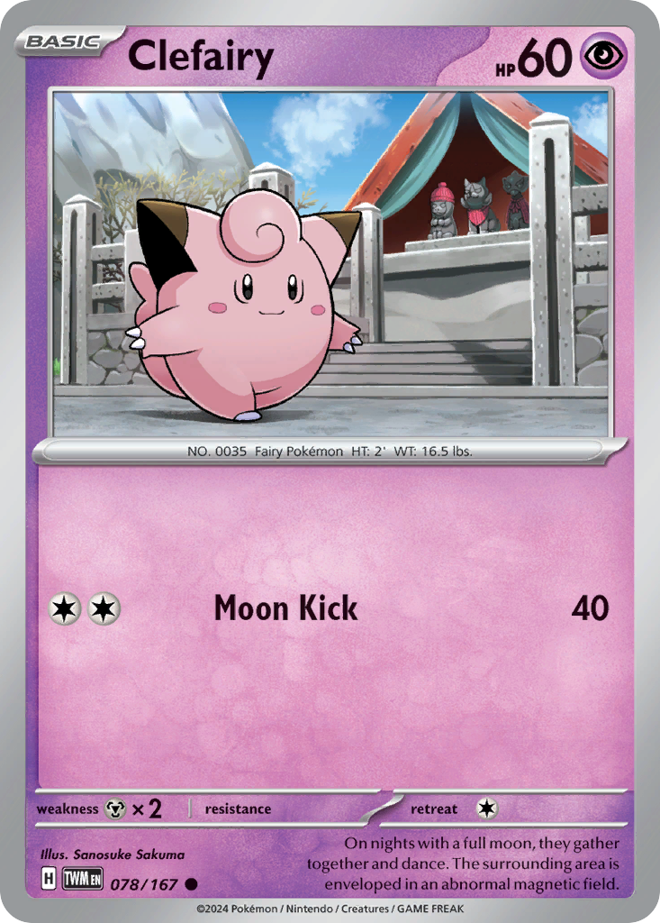 Clefairy 78/167 Twilight Masquerade | GATECRASH