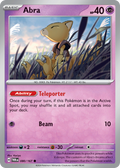 Abra 80/167 — English Pokémon Twilight Masquerade (2024)