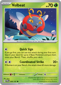 Volbeat 9/167 — English Pokémon Twilight Masquerade (2024)