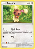 Buneary 106/156 English Pokémon card from Ultra Prism (2018)