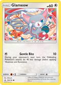 Glameow 108/156 English Pokémon card from Ultra Prism (2018)