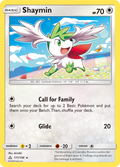 Shaymin 111/156 English Pokémon card from Ultra Prism (2018)