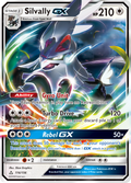 Silvally-GX 116/156 English Pokémon card from Ultra Prism (2018)