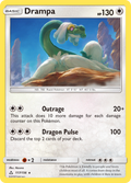 Drampa 117/156 English Pokémon card from Ultra Prism (2018)