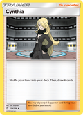 Cynthia 119/156 English Pokémon card from Ultra Prism (2018)