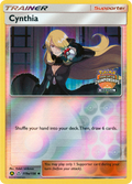 Cynthia 119a/156 English Pokémon card from Ultra Prism (2018) — alternate artwork