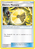 Electric Memory 121/156 English Pokémon card from Ultra Prism (2018)