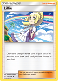 Lillie 125/156 English Pokémon card from Ultra Prism (2018)