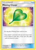 Missing Clover 129/156 English Pokémon card from Ultra Prism (2018)