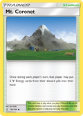 Mt. Coronet 130/156 English Pokémon card from Ultra Prism (2018)