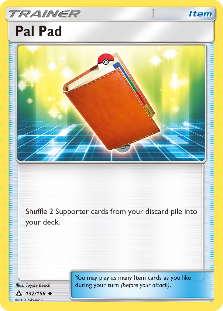 Pal Pad 132/156 English Pokémon card from Ultra Prism (2018)