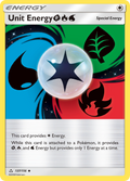 Unit Energy GrassFireWater 137/156 English Pokémon card from Ultra Prism (2018)
