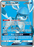 Glaceon-GX 141/156 English Pokémon card from Ultra Prism (2018)