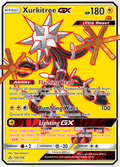 Xurkitree-GX 142/156 English Pokémon card from Ultra Prism (2018)