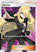 Cynthia 148/156 English Pokémon card from Ultra Prism (2018)