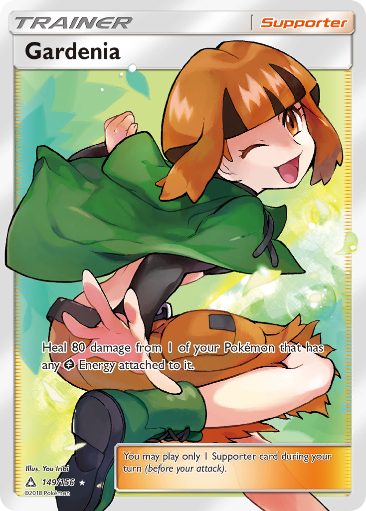 Gardenia 149/156 English Pokémon card from Ultra Prism (2018)