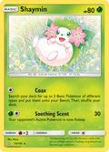 Shaymin 15/156 English Pokémon card from Ultra Prism (2018)