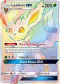 Leafeon-GX 157/156 English Pokémon card from Ultra Prism (2018)