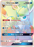 Glaceon-GX 159/156 English Pokémon card from Ultra Prism (2018)