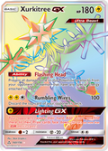 Xurkitree-GX 160/156 English Pokémon card from Ultra Prism (2018)