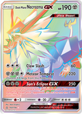 Dusk Mane Necrozma-GX 163/156 English Pokémon card from Ultra Prism (2018)