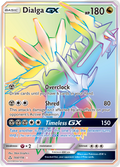 Dialga-GX 164/156 English Pokémon card from Ultra Prism (2018)