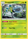 Araquanid 17/156 English Pokémon card from Ultra Prism (2018)