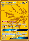Solgaleo-GX 173/156 English Pokémon card from Ultra Prism (2018)