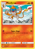 Monferno 22/156 English Pokémon card from Ultra Prism (2018)