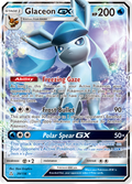 Glaceon-GX 39/156 English Pokémon card from Ultra Prism (2018)