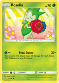 Roselia 4/156 English Pokémon card from Ultra Prism (2018)