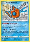 Wash Rotom 40/156 English Pokémon card from Ultra Prism (2018)