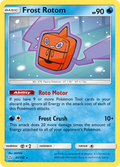 Frost Rotom 41/156 English Pokémon card from Ultra Prism (2018)