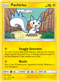 Pachirisu 49/156 English Pokémon card from Ultra Prism (2018)