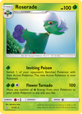 Roserade 5/156 English Pokémon card from Ultra Prism (2018)