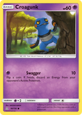 Croagunk 56/156 English Pokémon card from Ultra Prism (2018)