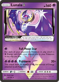 Lunala ◇ 62/156 English Pokémon card from Ultra Prism (2018)