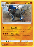 Rampardos 65/156 English Pokémon card from Ultra Prism (2018)