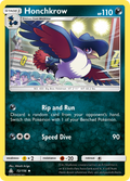 Honchkrow 72/156 English Pokémon card from Ultra Prism (2018)