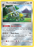 Bastiodon 85/156 English Pokémon card from Ultra Prism (2018)
