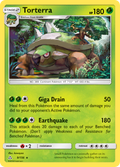 Torterra 9/156 English Pokémon card from Ultra Prism (2018)