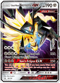 Dusk Mane Necrozma-GX 90/156 English Pokémon card from Ultra Prism (2018)