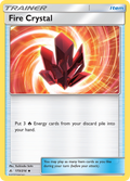 Fire Crystal 173/214 English Pokémon card from Unbroken Bonds (2019)