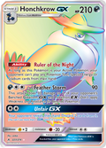 Honchkrow-GX 223/214 English Pokémon card from Unbroken Bonds (2019)